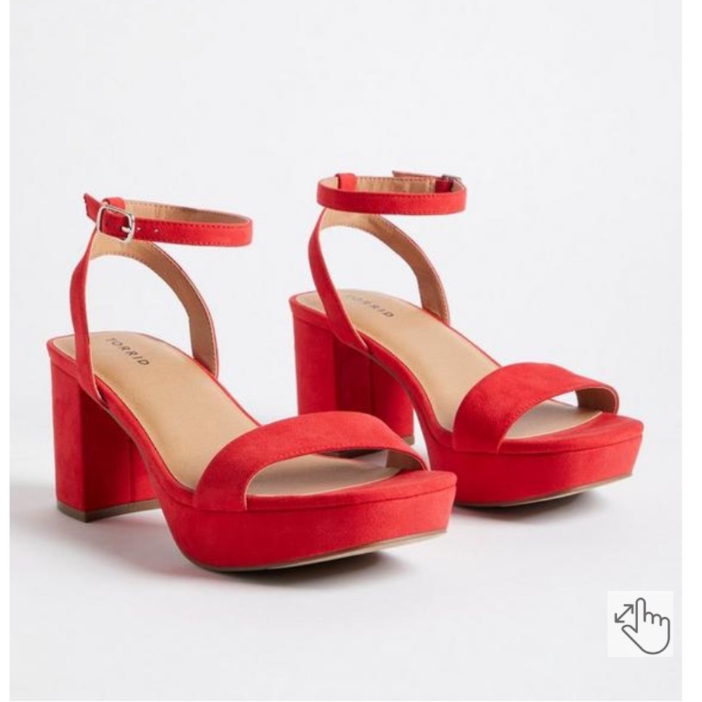 Torrid Platform Block Heel Sandal (Ww) Size 7 Wide